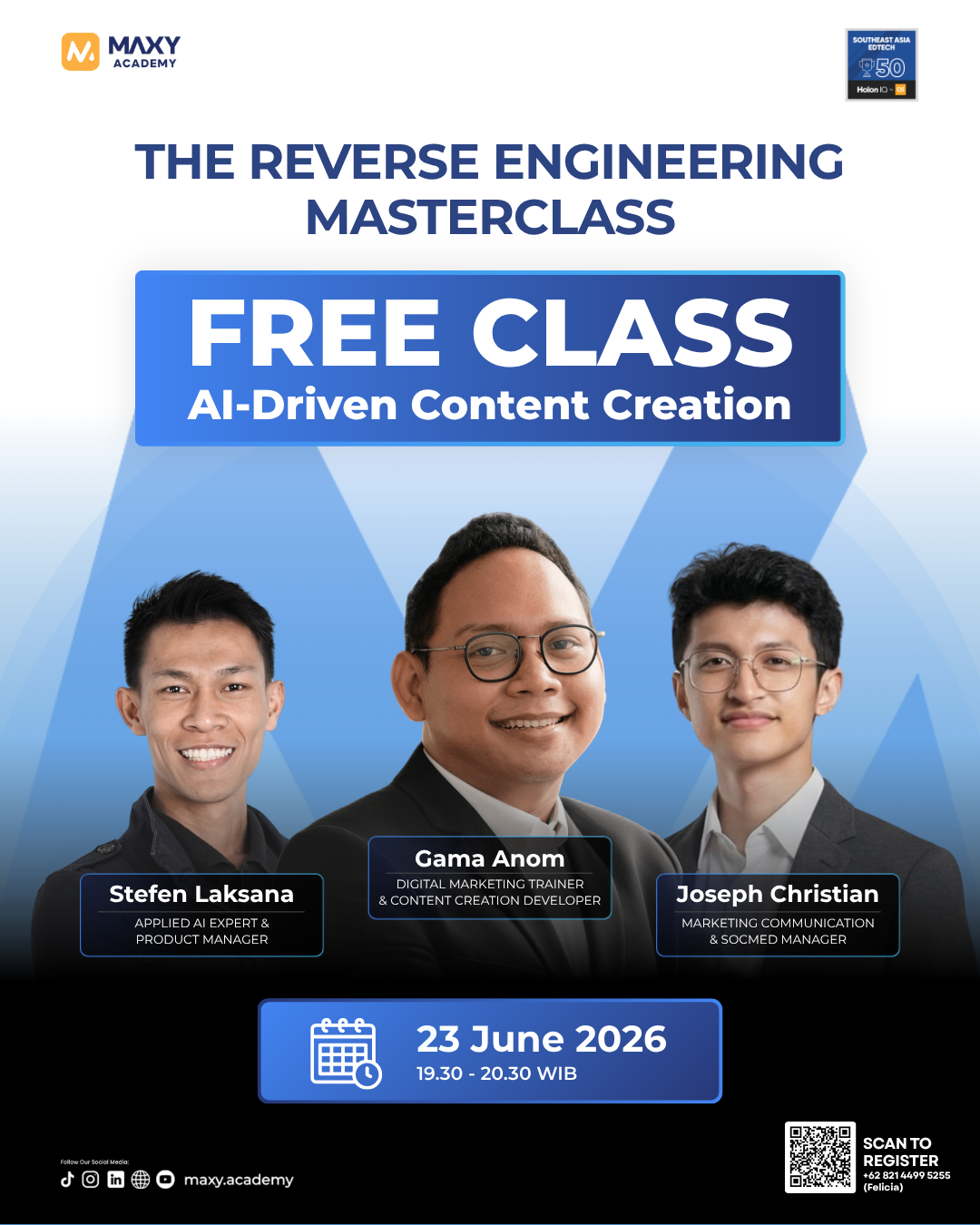 FREE CLASS: The Reverse Engineering Masterclass - AI-Driven Content Creation